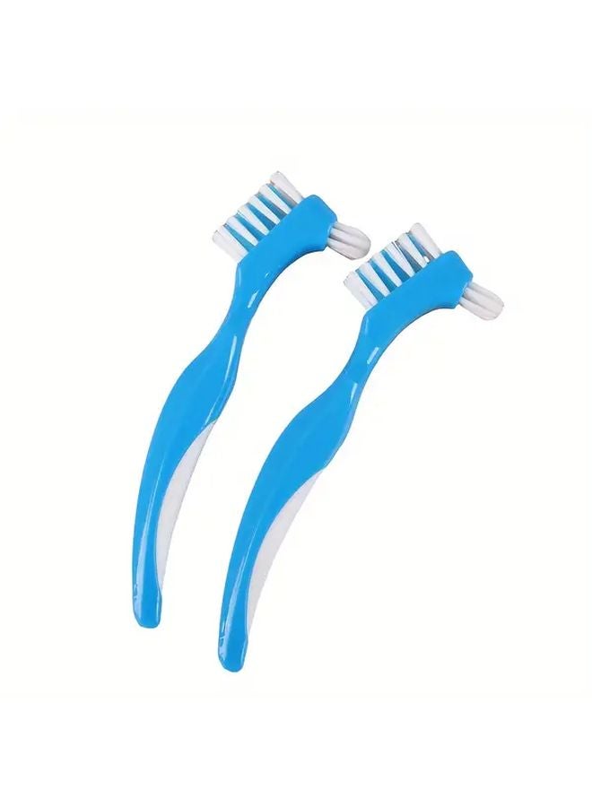 Adult Denture Toothbrush Double Side Cleaning Tartar Removal For Invisible Braces - Image 2